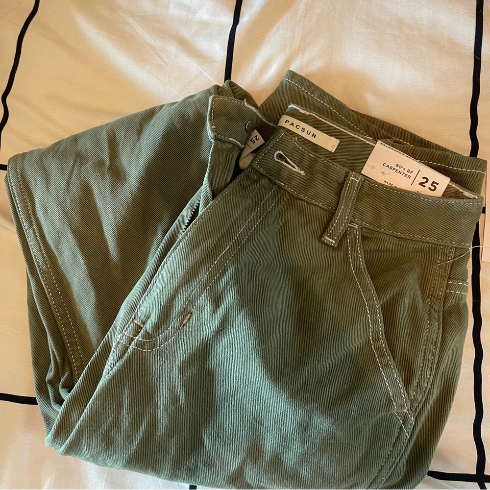 COPY - Olive Green PacSun bf 90’s Carpenter Jeans